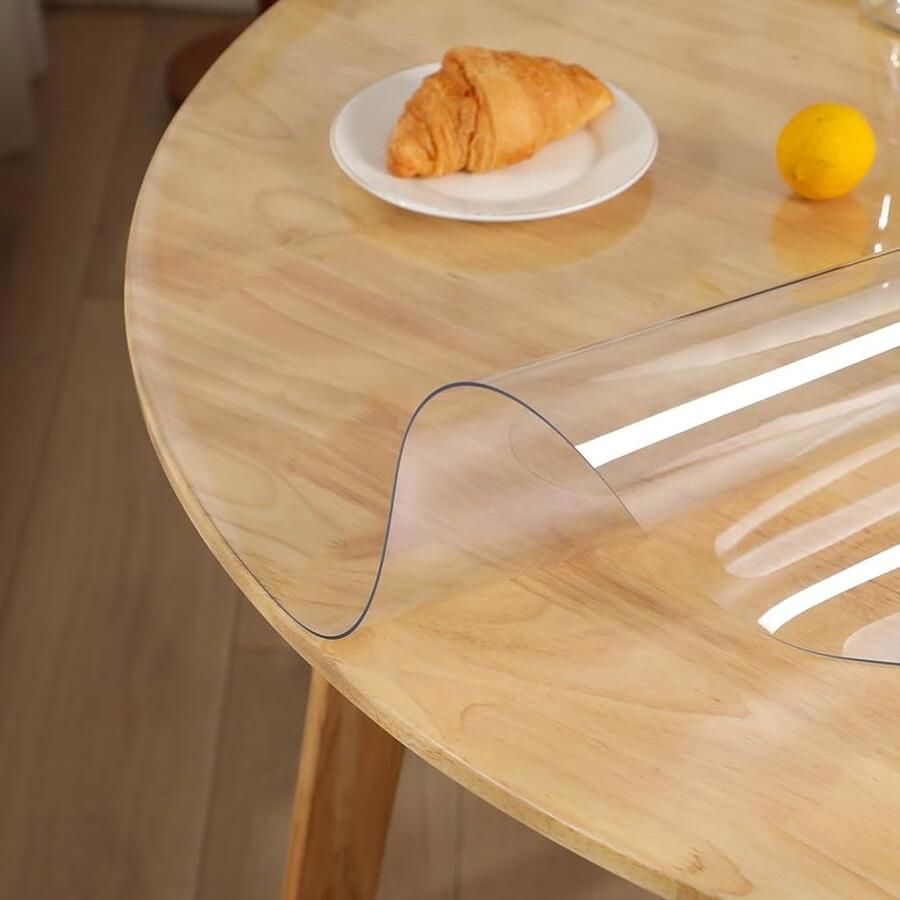 Transparant pvc-tafelkleed waterdicht 1 stuk 60 cm