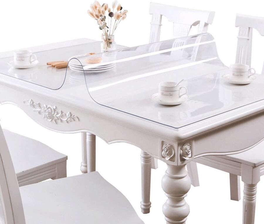 Transparant PVC tafelkleed waterdicht 1 stuk 50x120cm