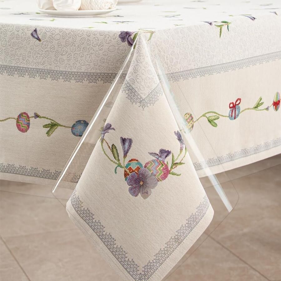 Transparant tafelzeil waterdichte tafelfolie 1 stuk 140 x 180 cm