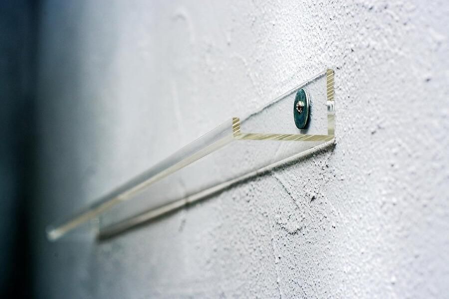 Transparant Wandrek Acryl Design Geschikt voor Foto's 33cm