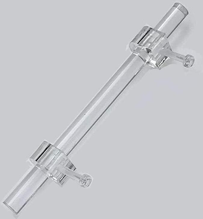 JGS Premium Transparante Acryl Kast Lade Trekt Moderne Deurknoppen met T Bar Handvat 200mm