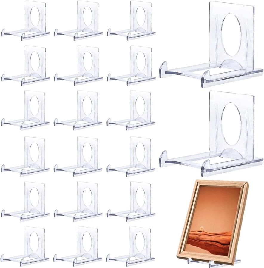 Transparante display shelf plastic display rek wandplank