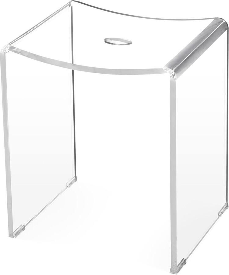 Transparante Douchekruk met Anti-Slip Pootjes Comfortabel en Stijlvol Stoeltje voor Douche en Bad - Foto 2