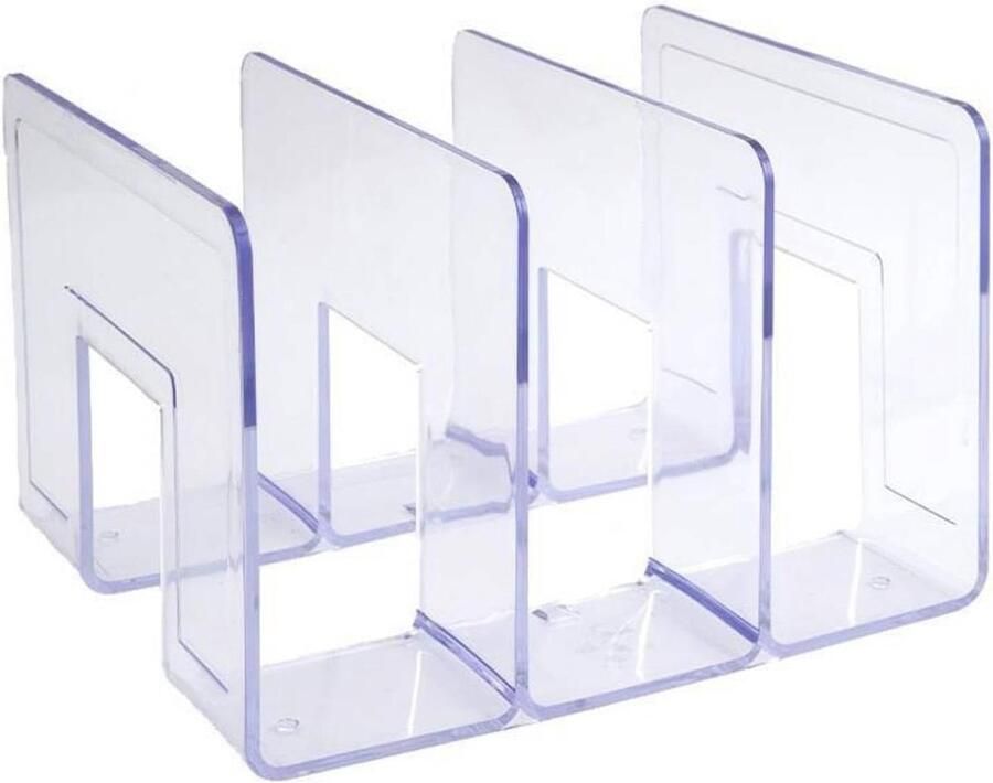 Transparante handtas organizer kast plankverdeler standaard voor portemonnees slaapkamer boekenplank organizer (set van drie)