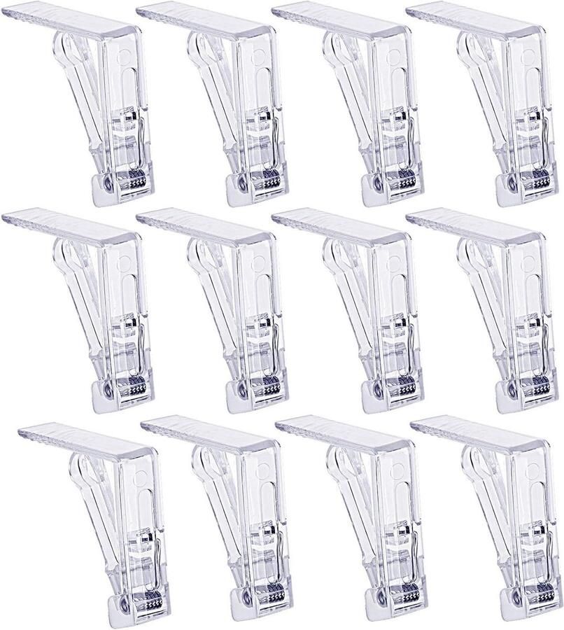 Transparante Tafelkleed Clips stevig en praktisch 12 stuks