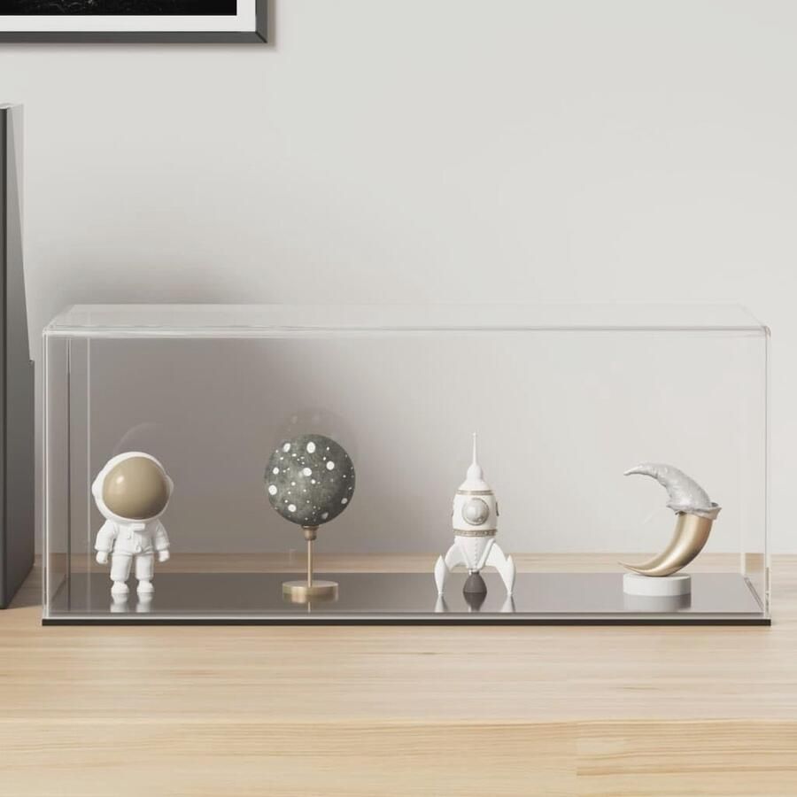 Transparante Vitrine Acryl 34x16x14 cm Ideale Display Kast voor Bescherming van Je Spullen