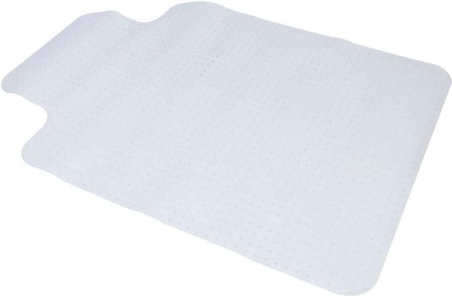 Transparante vloer Tapijtmat antislip vloerbeschermingsmat voor tapijt-Harde vloeren-T-vormige PVC-vloermat-Bureaustoelmat met bezaaide bodem voor stoelen en bureaus-Thuiskantoor 47.2 * 35.4in