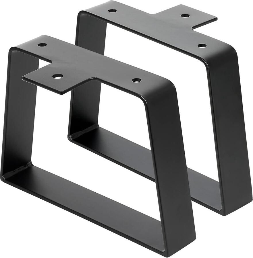 Trapeziumvormige meubelpoten Industrieel modern design 1 stuk Koudgewalst ijzermetaal