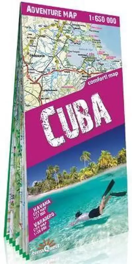 Trekking map- terraQuest Adventure Map Cuba
