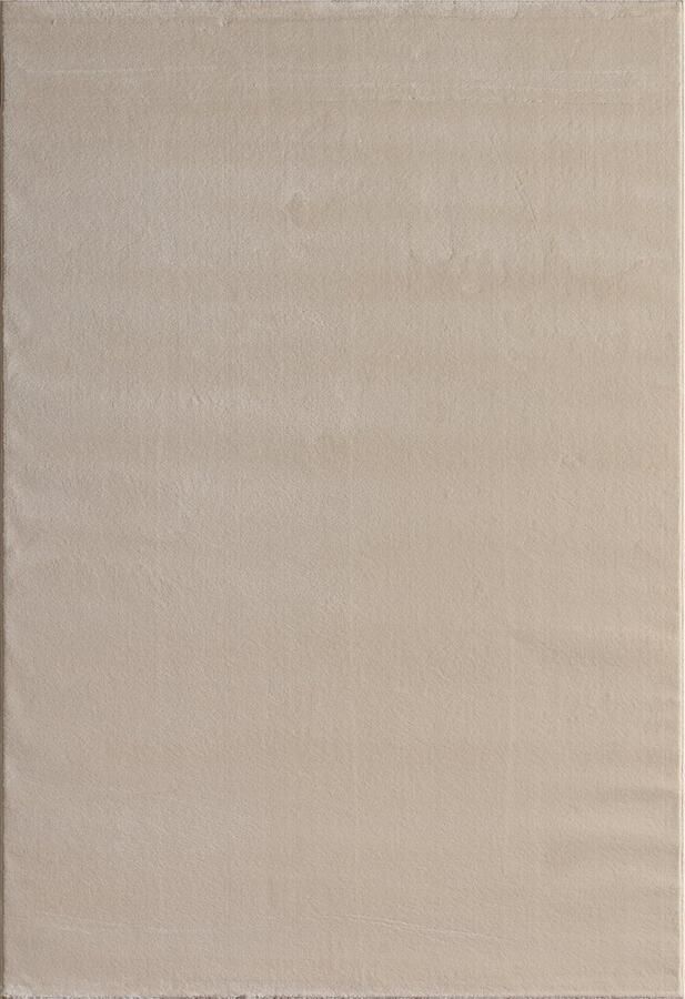 Trend Effen Vloerkleed Laagpolig Effen Vloerkleed Modern Tapijt Cream- 80x150 CM