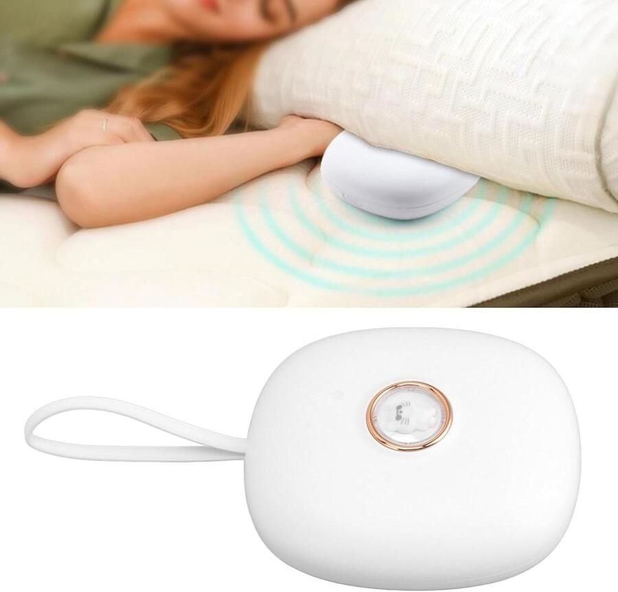 Trilwekker voor bed en kussen Reiswekker met trilalarm en LED-display