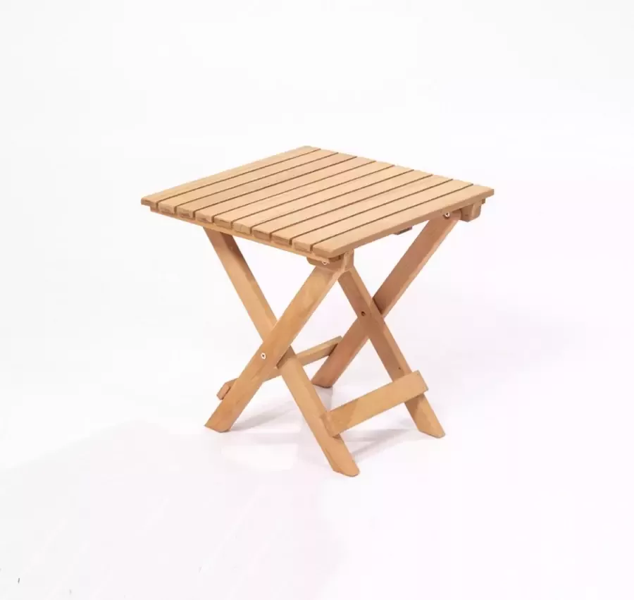 Tuin Bijzettafeltje 40x40x40cm Stijlvol Bistrotafeltje Multifunctioneel & Compact voor Buitenplezier