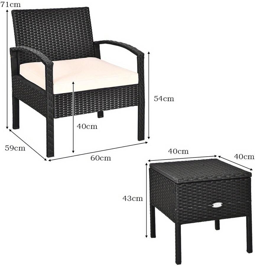 Tuinstoel – Tuinstoel – Klapstoel – Campingstoel – Balkonstoel – Aluminium Frame – 7-standen Verstelbaar – Gevoerde Zitting – Belastbaar Tot 120kg – Set Van 2