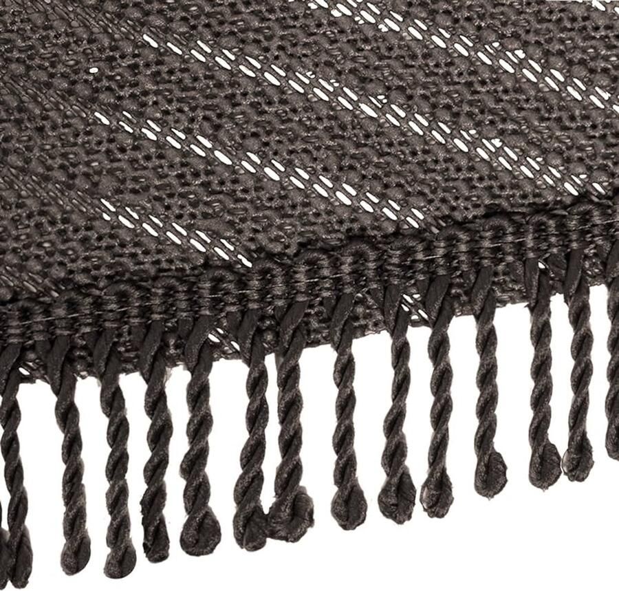 Tuintafelkleed 130x220 cm Weerbestendig Grijs Vinyl