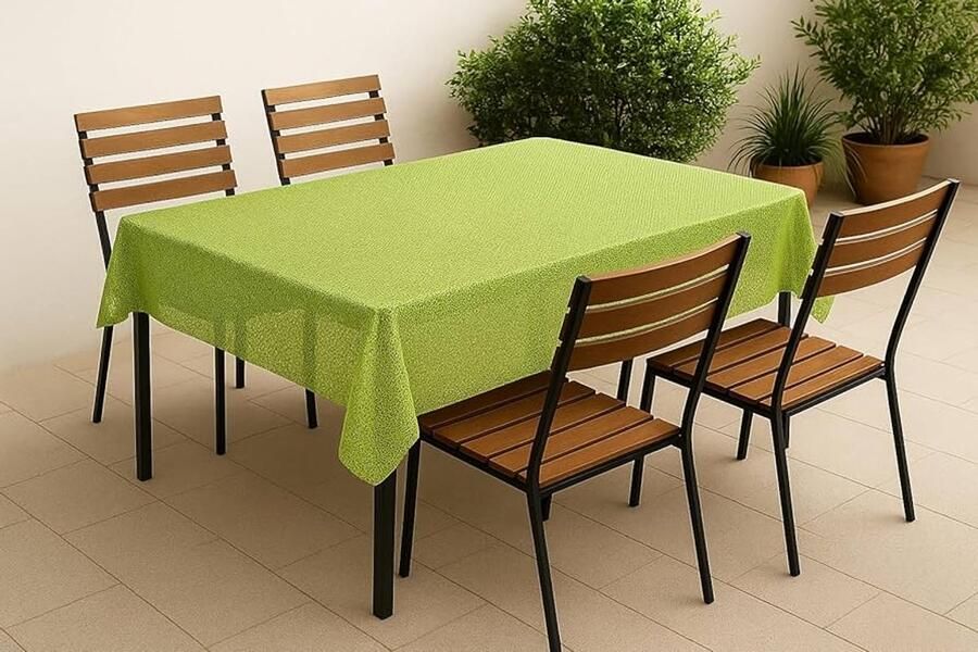 Tuintafelkleed 110x140 cm Groen Weerbestendig tafelzeil