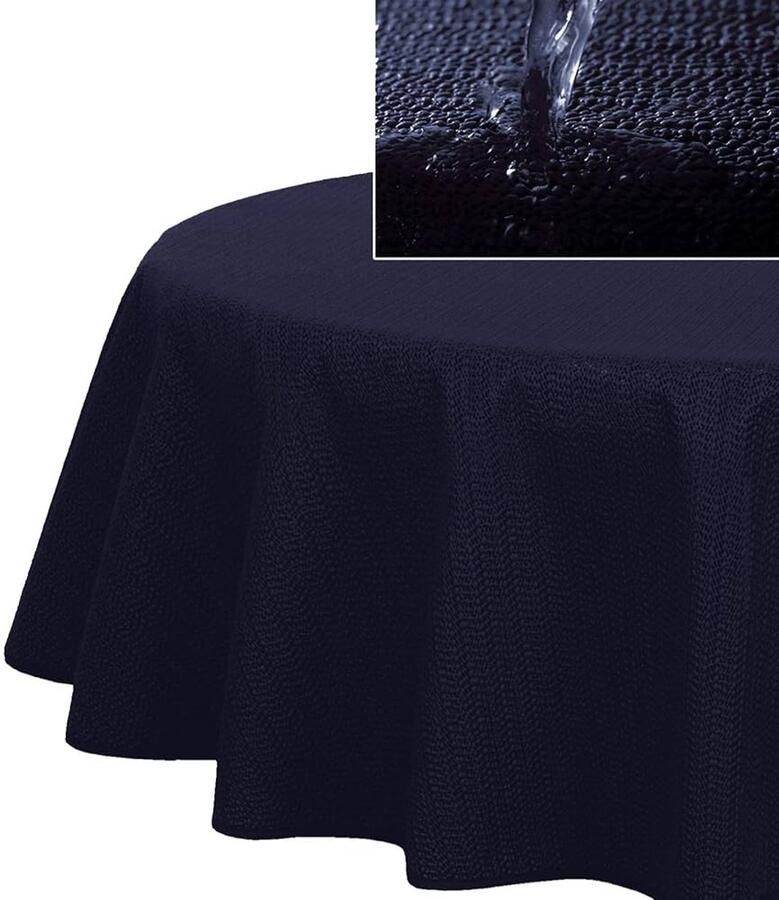 Tuintafelkleed 160x220 cm Blauw Weerbestendig