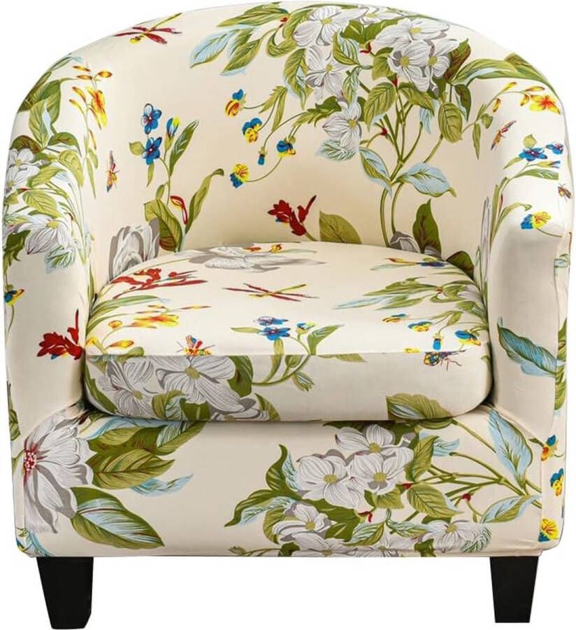 Jaotto Stoelhoezen 6 stuks universele stoelhoezen stretch set van 6 moderne stoelhoezen schommelstoelen elastische duurzame stoelhoezen voor eetkamer banketdecoratie gele bladeren - Foto 4