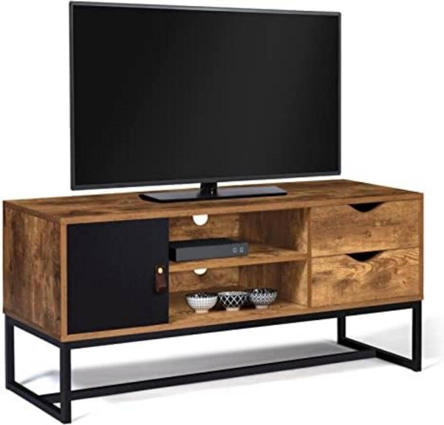TV-kast Chicago 2 laden met kast industrieel design 110 cm