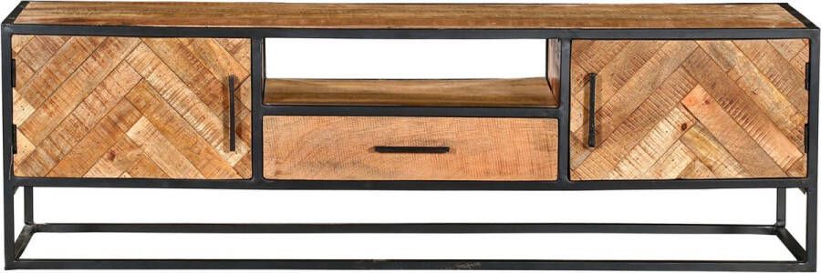 Tv meubel Industrieel Tv kast 145 cm Tv meubel Isa