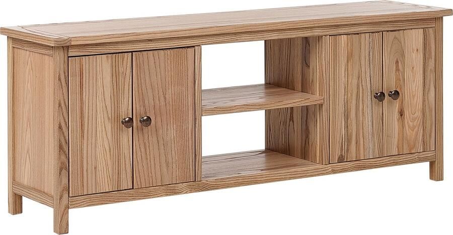 Beliani SALTON Tv-meubel Lichte houtkleur Sassafras