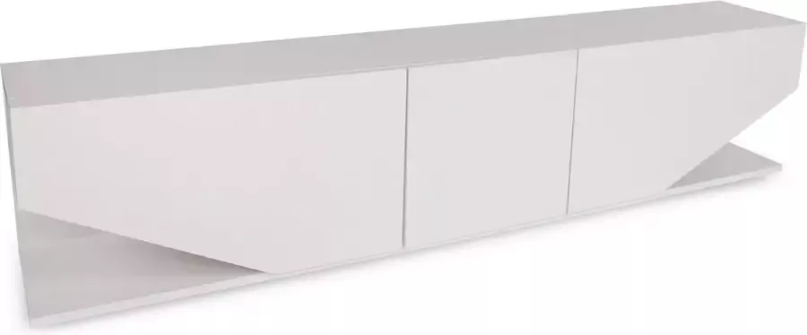 TV Meubel Stijlvol Wit 180x40x30cm Duurzaam Melamine