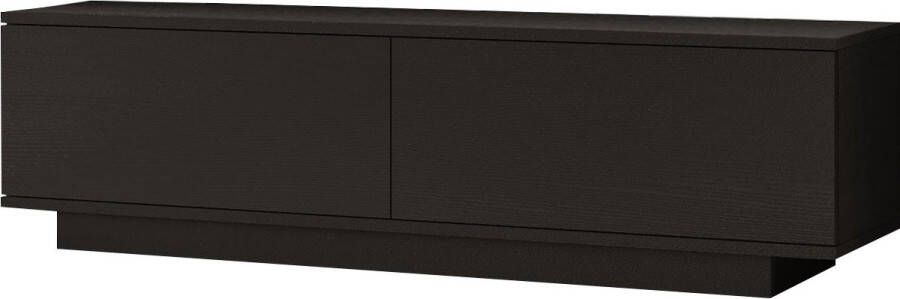 TV Meubel Stijlvol Zwart Ontwerp Ruime Afmetingen 140x38x35cm Praktische TV-Kast