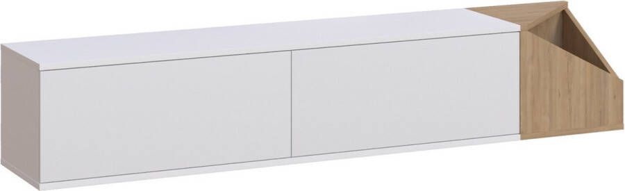 TV Meubel Zwevend Stijlvol Wit 190 cm Breed TV Kast Perfect voor Elk Interieur