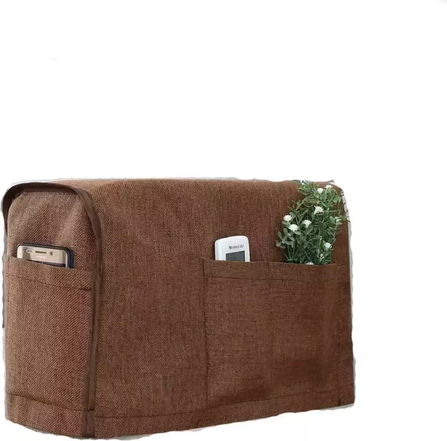 Twee stuks set armleuninghoes zes zakken linnen antislipbank