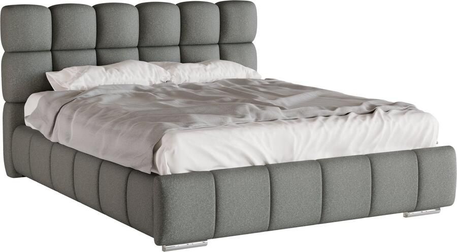 Tweepersoonsbed Bliss 160 x 200 cm met opbergruimte lattenbodem en 7zonen Multipocketmatratze CIRA (24cm)
