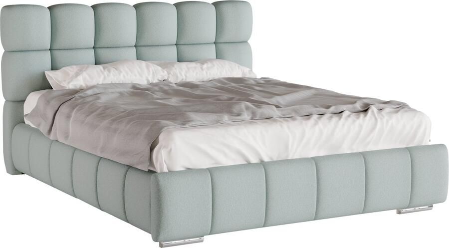Tweepersoonsbed Bliss 160 x 200 cm met opbergruimte lattenbodem en 7zonen Multipocketmatratze CIRA (24cm)