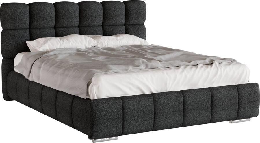 Tweepersoonsbed Bliss 160 x 200 cm met opbergruimte lattenbodem en 7zonen Multipocketmatratze CIRA (24cm)