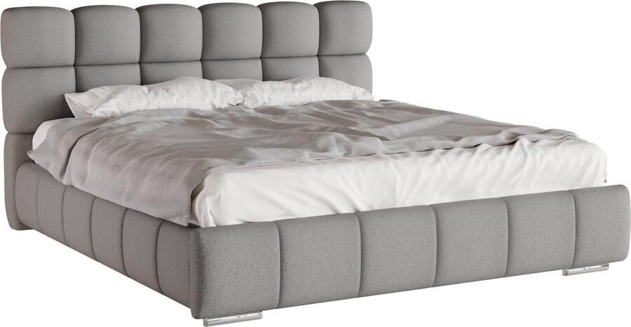 Tweepersoonsbed Bliss 180 x 200 cm met opbergruimte lattenbodem 7zonen Multipocketmatratze CIRA (24cm)