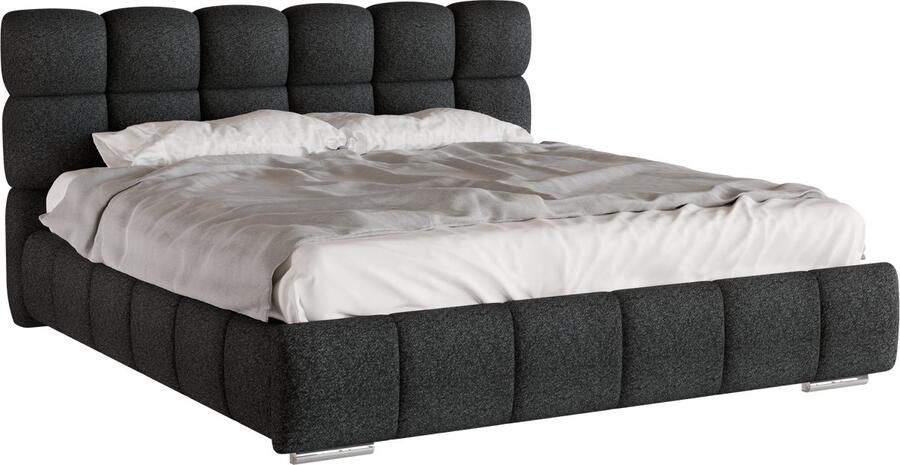 Tweepersoonsbed Bliss 180 x 200 cm met opbergruimte lattenbodem en 7zonen Multipocketmatratze CIRA (24cm)