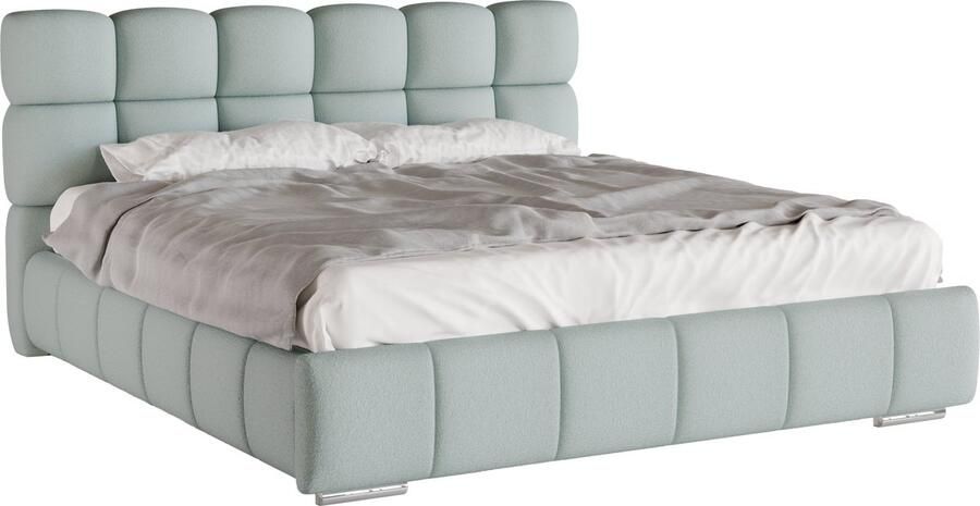 Tweepersoonsbed Bliss 180 x 200 cm met opbergruimte lattenbodem en 7zonen Multipocketmatratze CIRA (24cm)