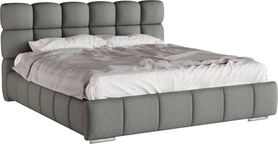 Tweepersoonsbed Bliss 180 x 200 cm met opbergruimte lattenbodem en 7zonen Multipocketmatratze CIRA (24cm)