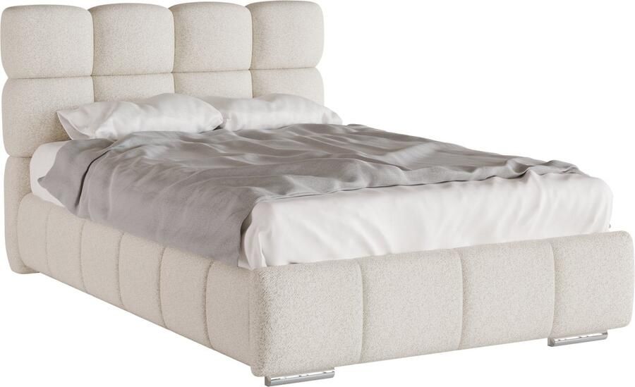 Tweepersoonsbed Bliss Eenpersoonsbed 120 x 200 cm met opbergruimte lattenbodem en 7zonen Multipocketmatratze CIRA (24cm)