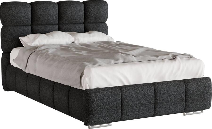 Tweepersoonsbed Bliss Eenpersoonsbed 120 x 200 cm met opbergruimte lattenbodem en Pocketveringmatras kokos H3 H4 (20 cm hoog)