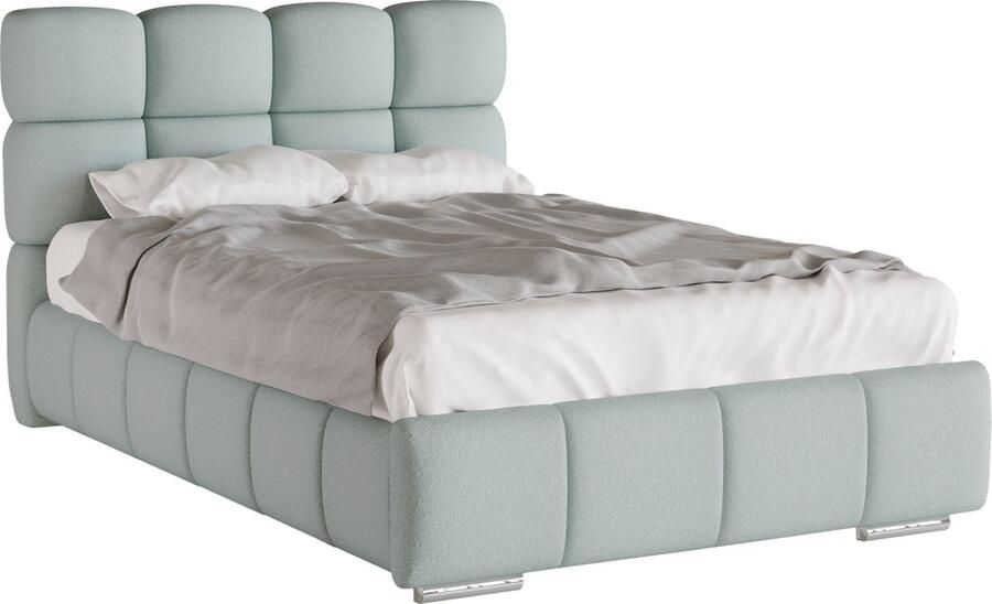 Tweepersoonsbed Bliss Eenpersoonsbed 120 x 200 cm met opbergruimte lattenbodem en Pocketveringmatras kokos H3 H4 (20 cm hoog)