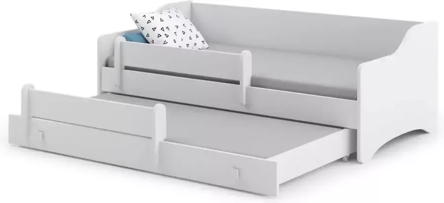 Tweepersoonsbed Eryk 160x80 met lade en matrassen