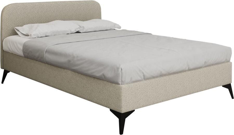 Tweepersoonsbedden Mavilo 140 x 200 cm met opbergruimte lattenbodem en Pocketveringmatras Kokos H3 H4 (20 cm hoog)