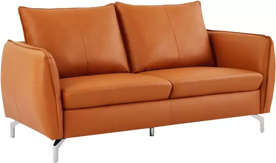 LINEA SOFA Tweezitsbank van camel leer LADOGA L 180 cm x H 90 cm x D 90 cm - Foto 2