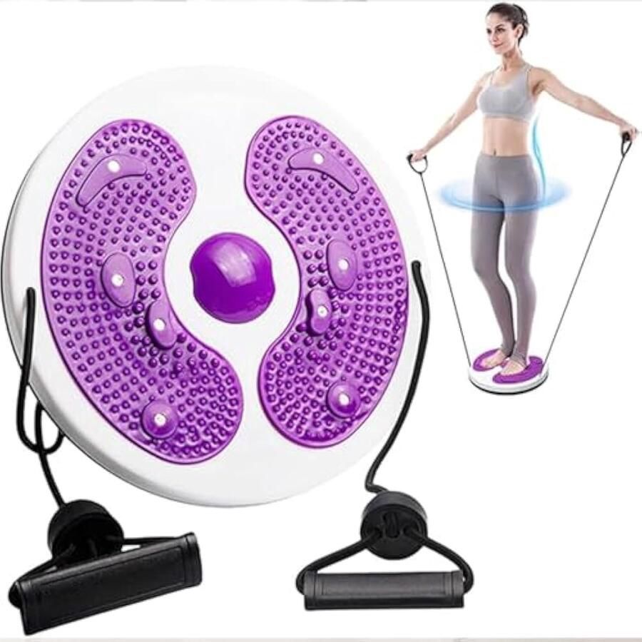 Twist Waist Disc Balance Board met trekkoord fitness draaischijf waist wriggling plaat fitnessapparaten aerobic-oefeningen fitnessaccessoires weerstandsbanden massage-voetzool