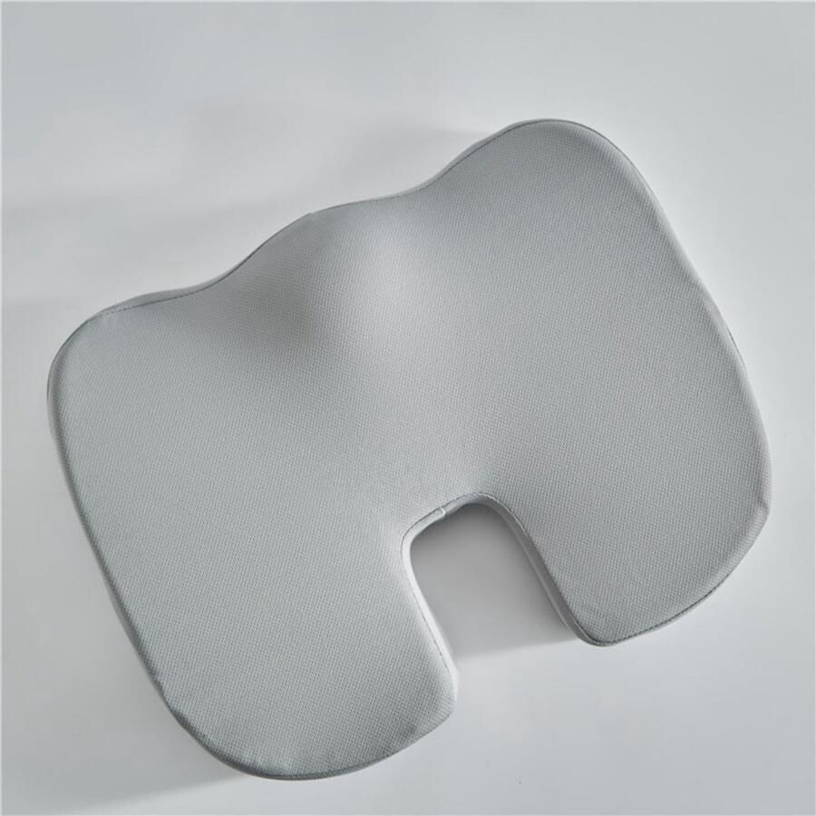 U-vormig zitkussen voor bureaustoel gamingstoel autostoel extra groot traagschuim zitkussen voor verlichting van rug- stuitbeen- en staartbeenpijn (45*35*7cm)