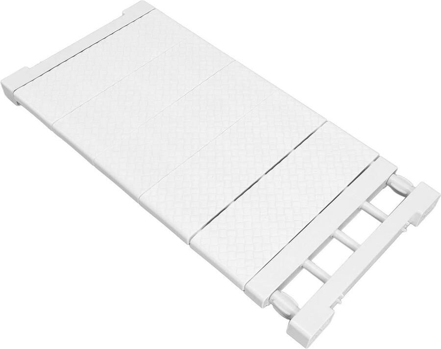 Uitbreidbaar Kledingkast Organizer Rek Verstelbaar Garderobeverdelers Trekplank Kast Badkamer Keuken Boekenkast 24cm Breedte 50-80 cm 197-315 inch Lengte