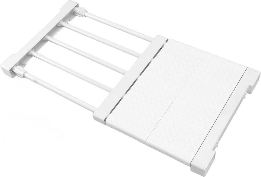 Uitbreidbare Kledingkast Organizer Rek Verstelbaar en Doe-het-zelf 24cm Breedte (Lengte 30‑40 cm 118‑157 inch)