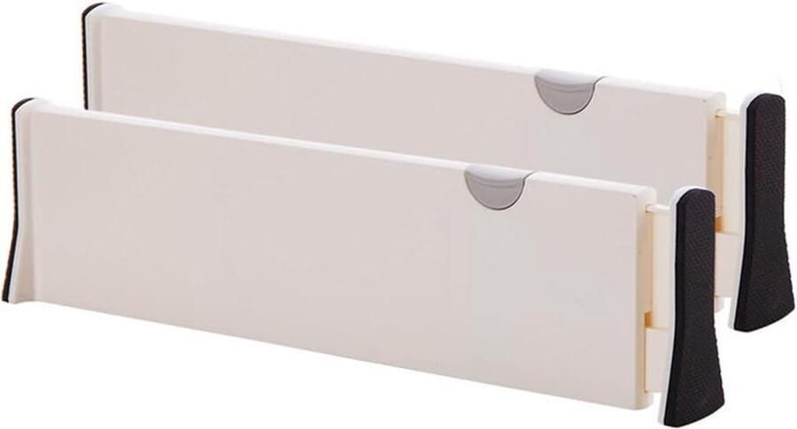 Uitbreidbaar Verstelbare Ladeverdelers Organizers voor Kantoor Keuken Lade Badkamer Slaapkamer Dressoir Opslag 2 stuks