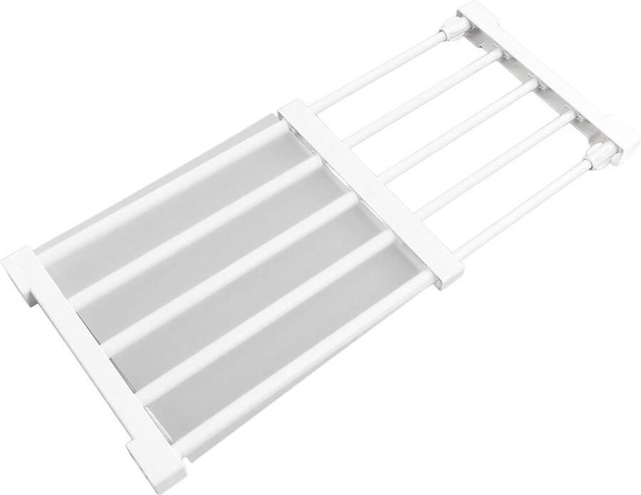 Plank Uitbreidbaar Verstelbare Plank Organizer Closet Organizer Rack Spijker Gratis Kast Divider Opbergrek Voor Kledingkast Kast(38-55cm)