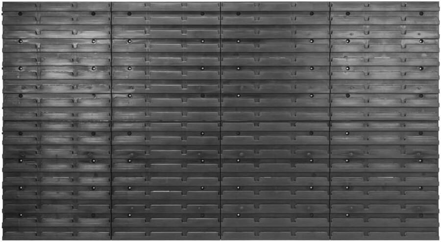 Uitbreidbaar wandrek 140x77 cm voor stapelboxen Extra sterke opslagoplossing voor werkplaatsen