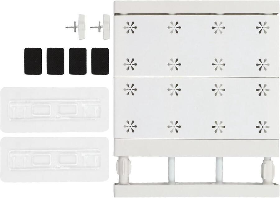 Uitbreidbare Kastspanningsplank voor Kledingkast Uitschuifbare Staaf Ruimtebesparend Scheidingsbord (30-40cm)