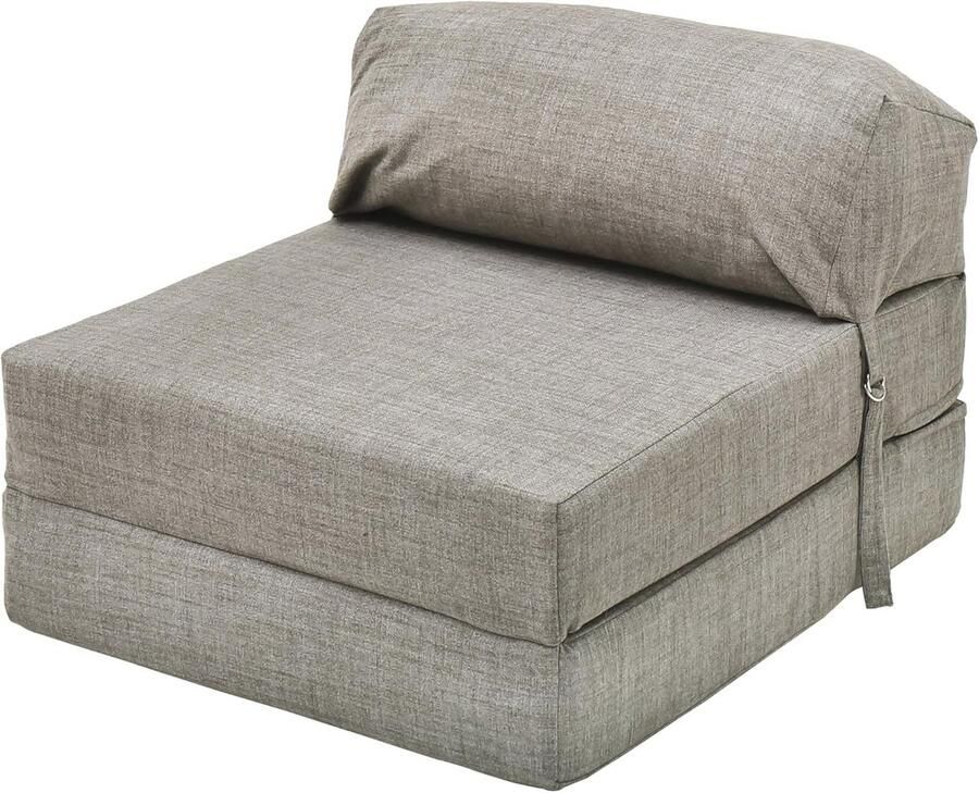 Uitklapbare eenpersoons Z-bedmatras Lichtgewicht en comfortabele sofa futon voor woonkamer en slaapkamers